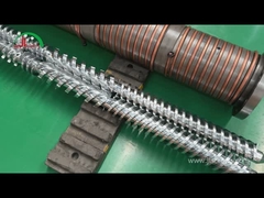 پیچ و بشکه دوگانه موازی برای دانه ریزی پروفایل لوله های PVC